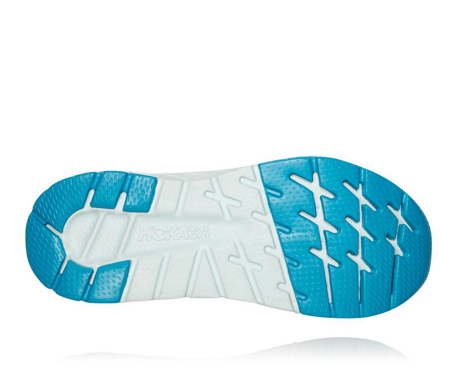 Hoka One One Womens Walking Shoes - Cavu 3 - Blue - CLOP60475